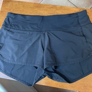 Black Lululemon speed shorts
